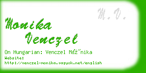 monika venczel business card